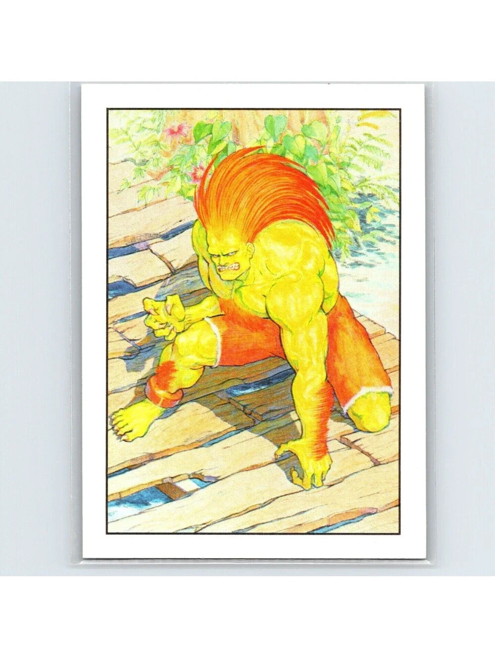 1993 Topps Street Fighter II Rolling attack #70
